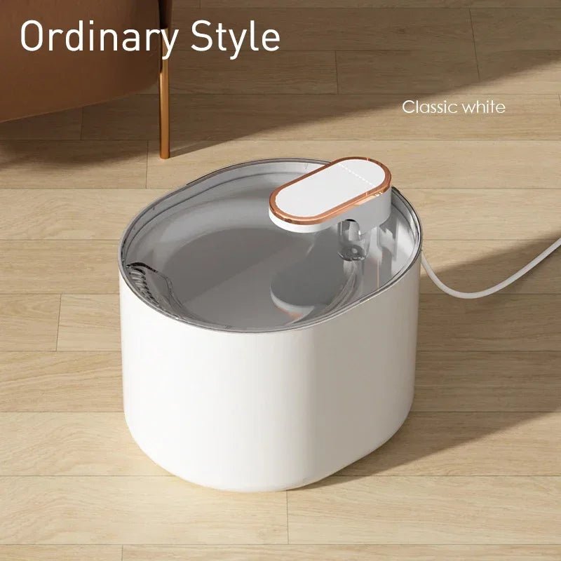 Automatic Cat Water Fountain 3L – Ultra Quiet Pet Water Dispenser with 4 - Layer Filtration & Dual Flow System for sale - High quality | Mufaal.com