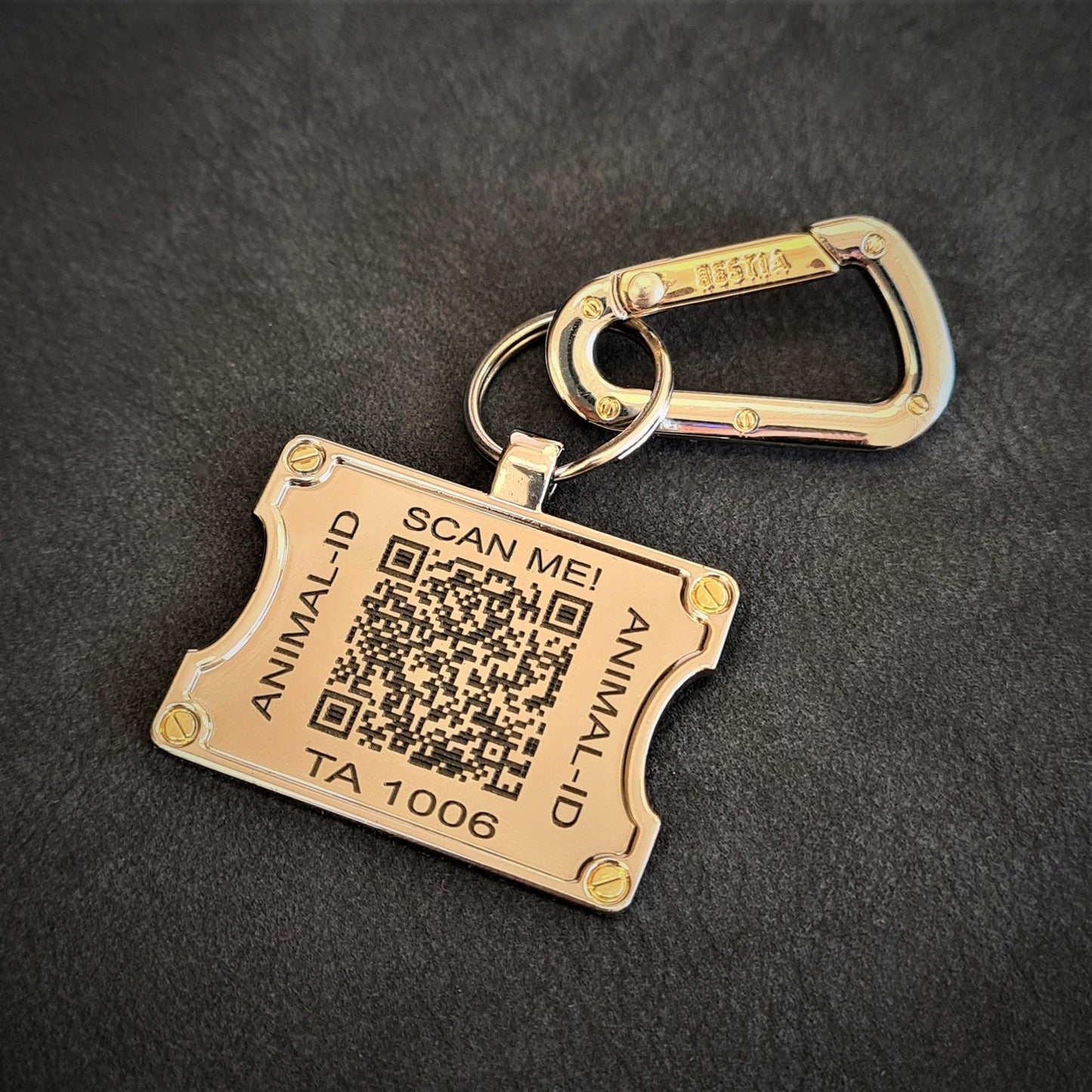 Bestia QR Dog ID Tag for sale - High quality dog tag | Mufaal.com