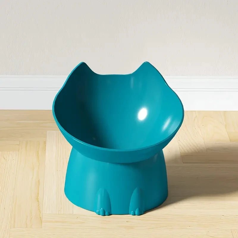 Automatic cat water fountain by Mufaal.com with a clear plastic dispenser and filtering system for fresh, healthy hydration.