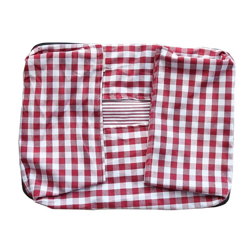Soft plush raised pet bed by Mufaal.com with head support for dogs and cats, washable and cozy for comfort.