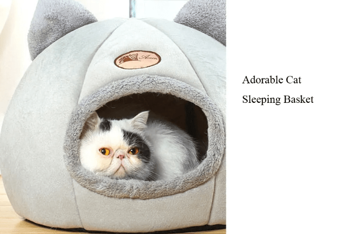 CozyNest Large Winter Cat Sofa Bed – Fully Enclosed Warm Cat House, Plush Insulated Cat Bed, Cozy Pet Sofa for Indoor Cats, Cold - Proof Sleeping Nest for sale - High quality | Mufaal.com