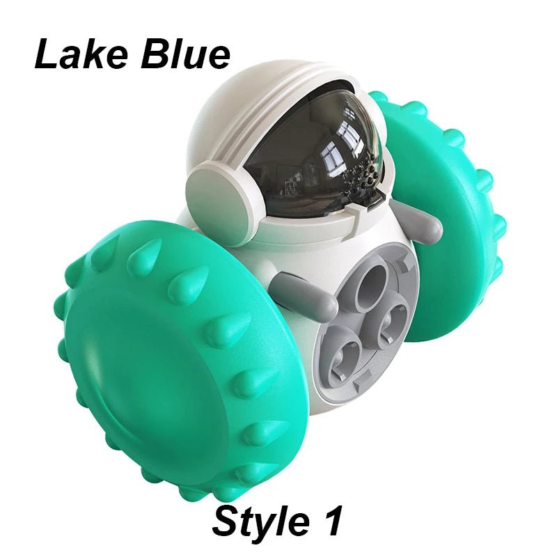 Interactive Dog Puzzle Toy – Treat Dispensing Tumbler Slow Feeder for Dogs & Cats (IQ Training Toy) for sale - High quality | Mufaal.com