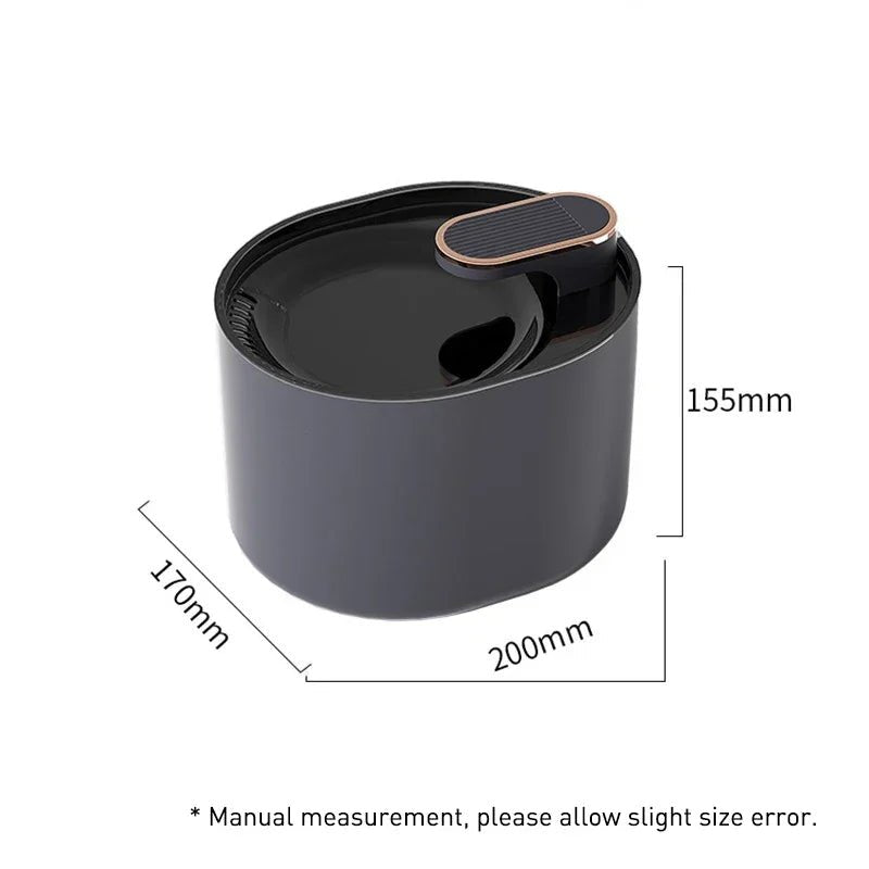 Automatic Cat Water Fountain 3L – Ultra Quiet Pet Water Dispenser with 4 - Layer Filtration & Dual Flow System for sale - High quality | Mufaal.com
