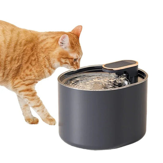 Automatic Cat Water Fountain 3L – Ultra Quiet Pet Water Dispenser with 4 - Layer Filtration & Dual Flow System for sale - High quality | Mufaal.com