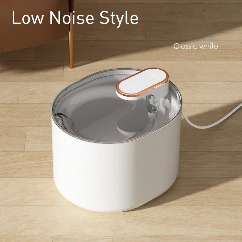 Automatic Cat Water Fountain 3L – Ultra Quiet Pet Water Dispenser with 4 - Layer Filtration & Dual Flow System for sale - High quality | Mufaal.com