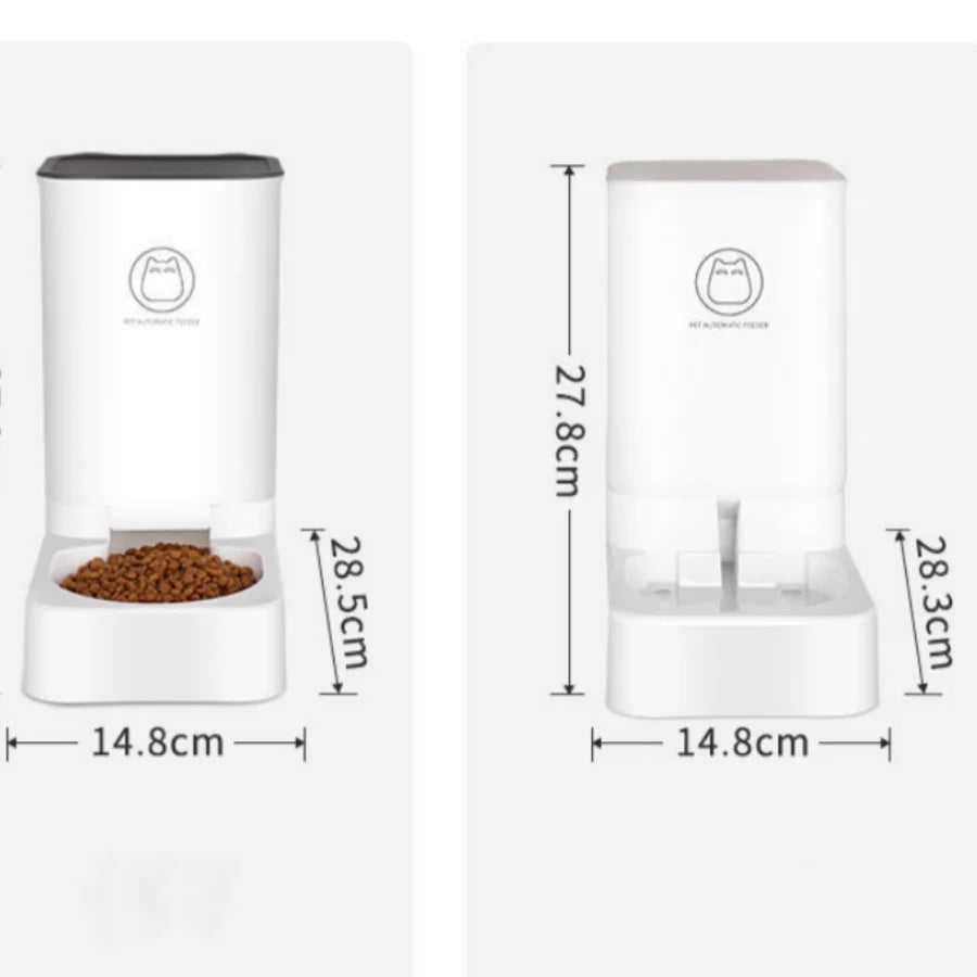 Automatic Pet Feeder &amp; Water Dispenser – Large Capacity (7 Days Supply) for sale - High quality | Mufaal.com