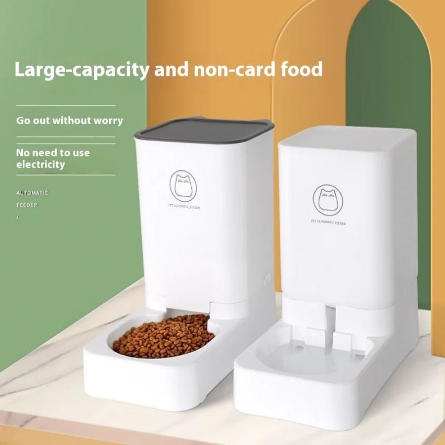 Automatic Pet Feeder &amp; Water Dispenser – Large Capacity (7 Days Supply) for sale - High quality | Mufaal.com