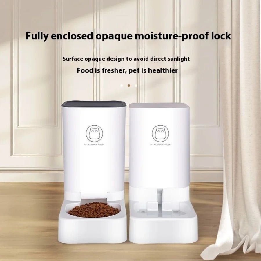 Automatic Pet Feeder &amp; Water Dispenser – Large Capacity (7 Days Supply) for sale - High quality | Mufaal.com