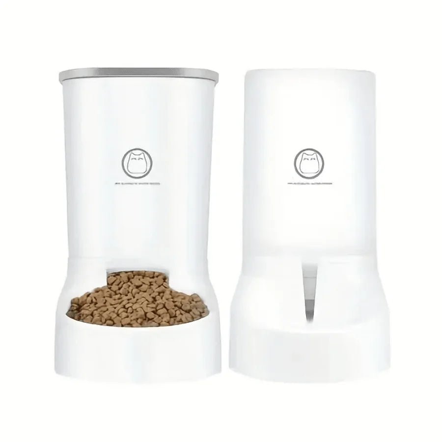 Automatic Pet Feeder &amp; Water Dispenser – Large Capacity (7 Days Supply) for sale - High quality | Mufaal.com