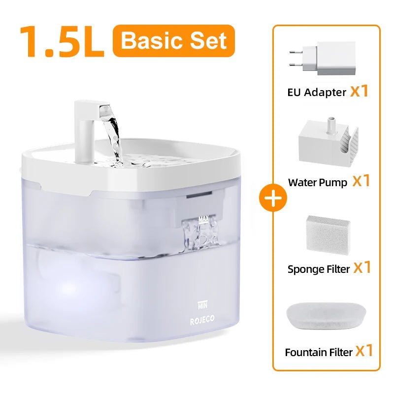 Automatic Pet Water Fountain – Keep Your Cat Healthy &amp; Hydrated for sale - High quality | Mufaal.com