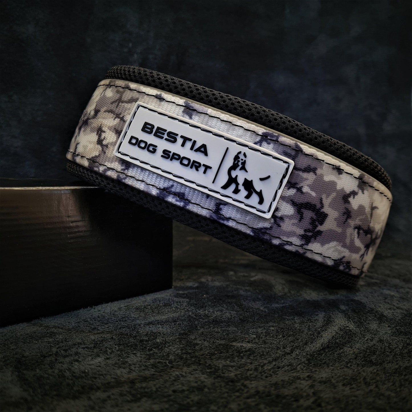 BESTIA DOG SPORT COLLAR GREY CAMO for sale - High quality Training gear | Mufaal.com