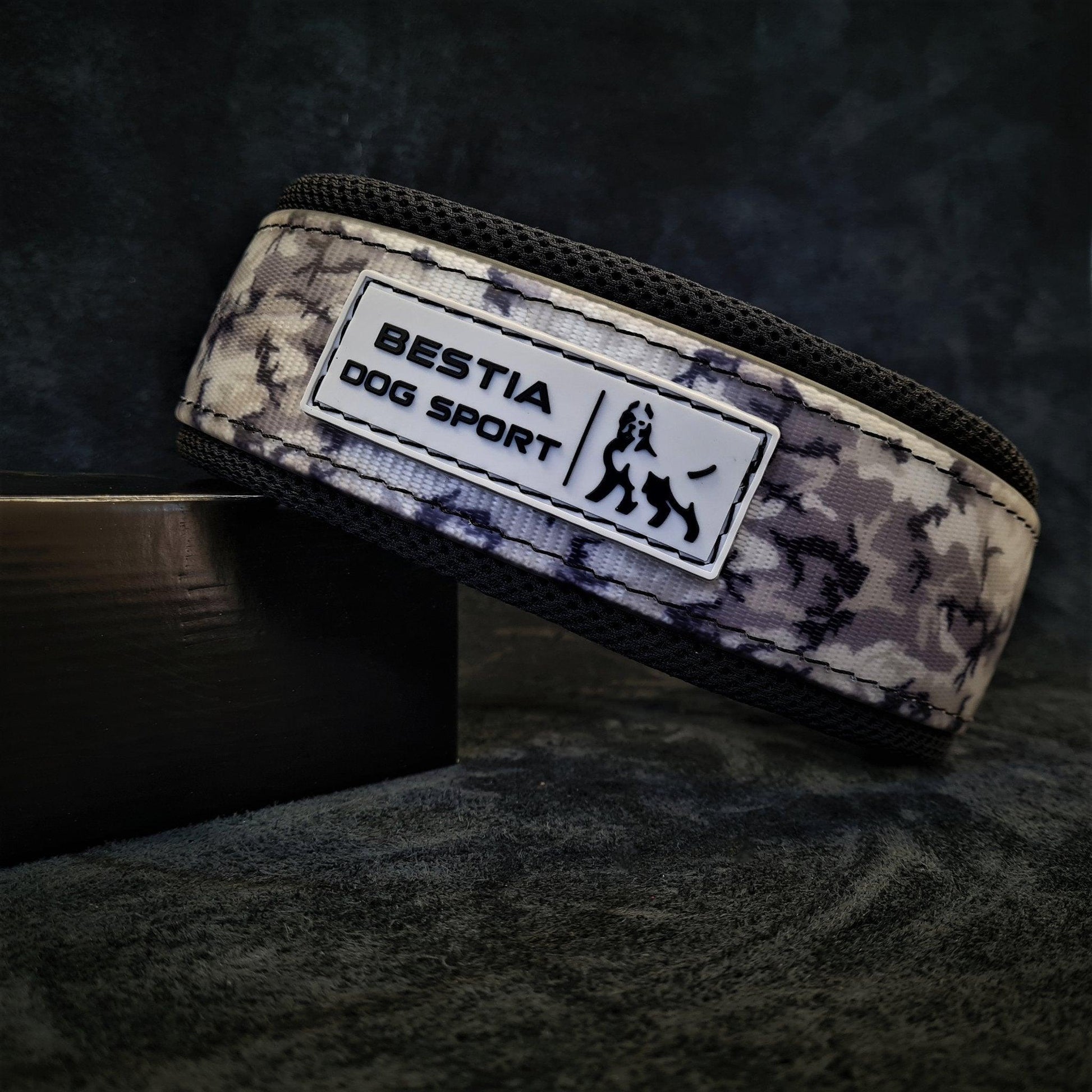 BESTIA DOG SPORT COLLAR GREY CAMO for sale - High quality Training gear | Mufaal.com