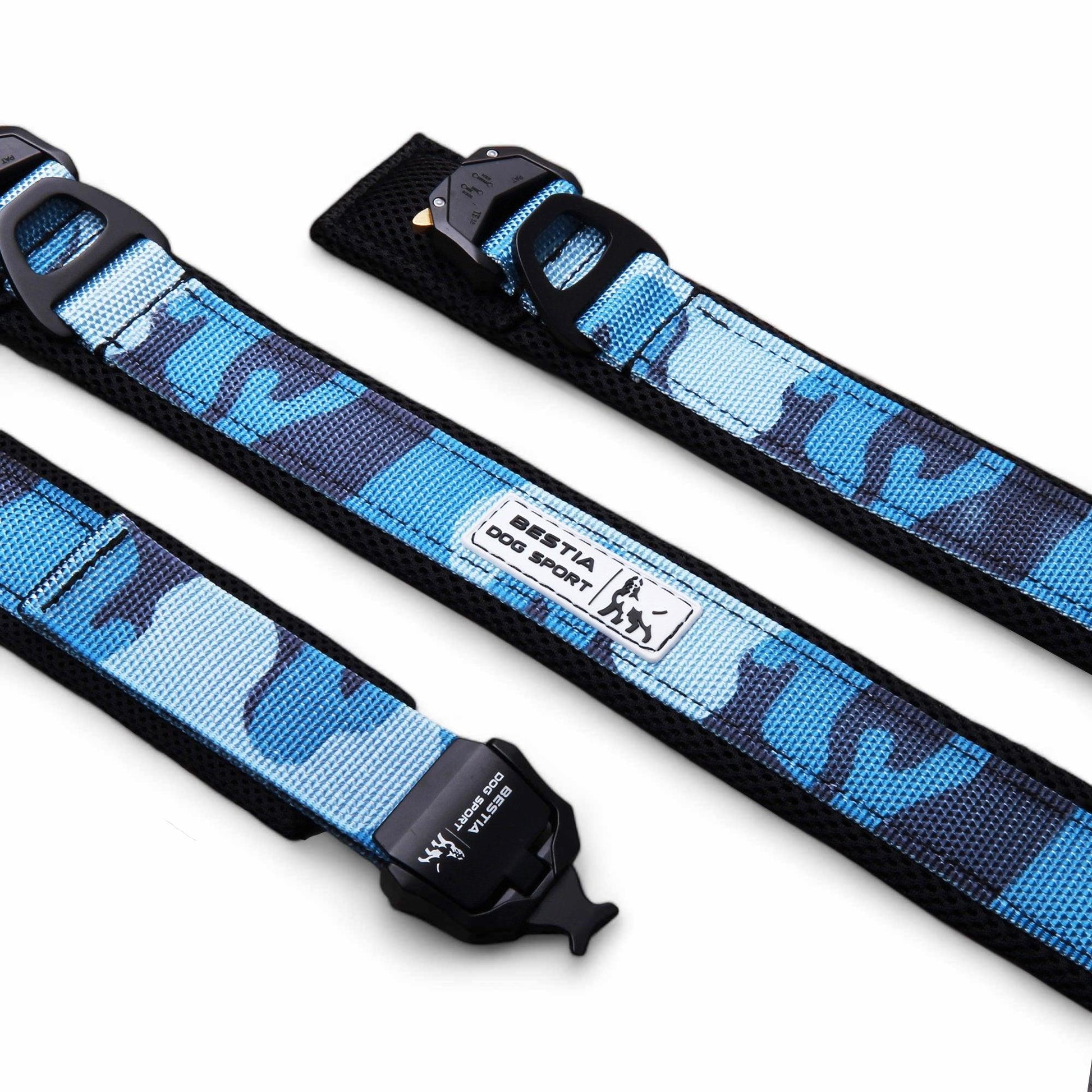 BESTIA DOG SPORT FAST RELEASE COLLAR BLUE for sale - High quality Training gear | Mufaal.com
