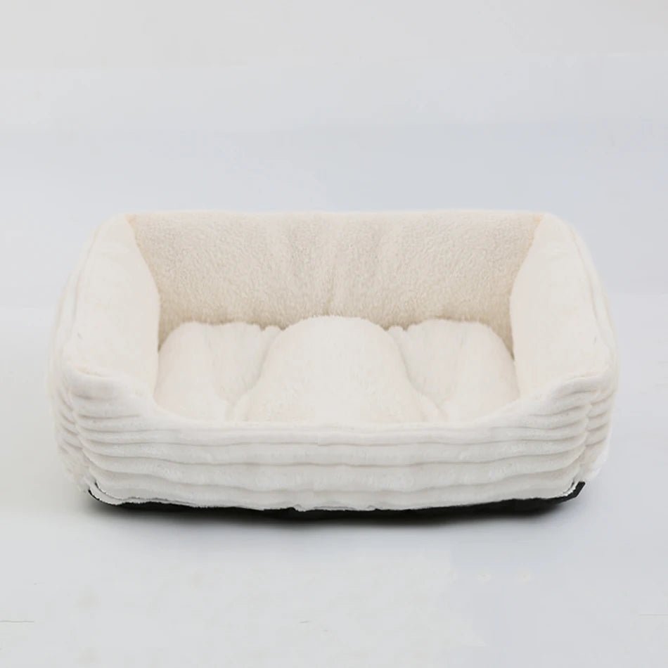 Calming Dog Bed Sofa – Soft Plush Pet Bed for Dogs & Cats (Anti - Anxiety & Waterproof Design) for sale - High quality | Mufaal.com