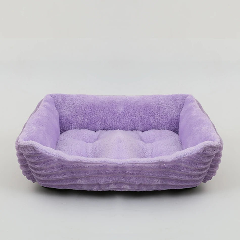 Calming Dog Bed Sofa – Soft Plush Pet Bed for Dogs & Cats (Anti - Anxiety & Waterproof Design) for sale - High quality | Mufaal.com