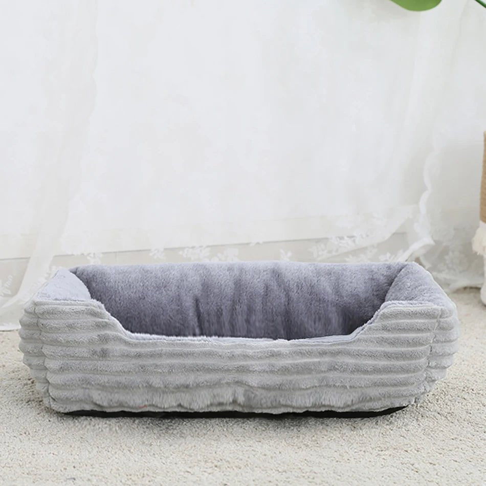 Calming Dog Bed Sofa – Soft Plush Pet Bed for Dogs & Cats (Anti - Anxiety & Waterproof Design) for sale - High quality | Mufaal.com