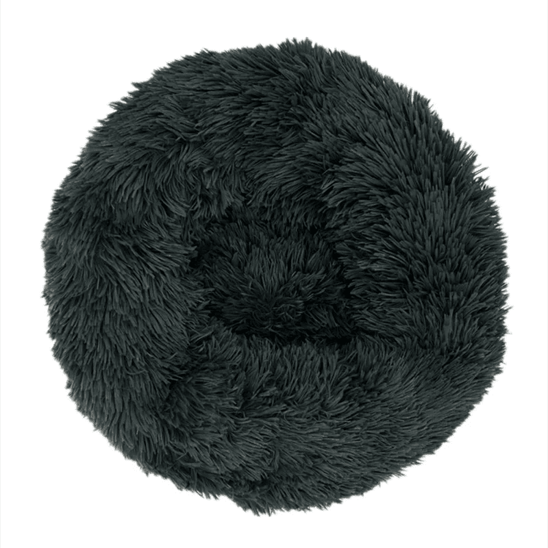 Soft, plush Calming Donut Pet Bed for dogs and cats, anti-anxiety design, ultra-soft and washable by Mufaal.com