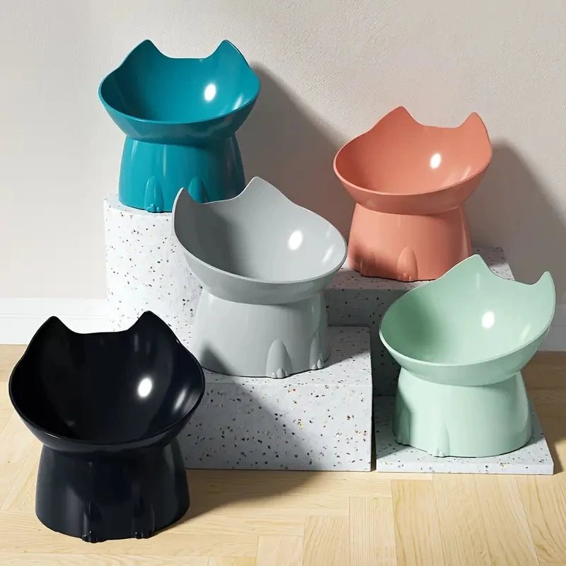 Automatic cat water fountain from Mufaal.com with a clear dispenser, providing fresh, filtered water for healthy hydration.