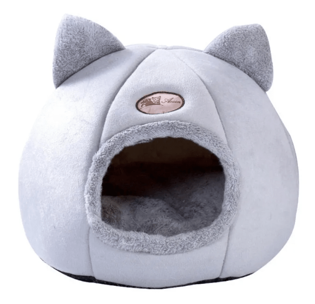 CozyNest Large Winter Cat Sofa Bed – Fully Enclosed Warm Cat House, Plush Insulated Cat Bed, Cozy Pet Sofa for Indoor Cats, Cold - Proof Sleeping Nest for sale - High quality | Mufaal.com