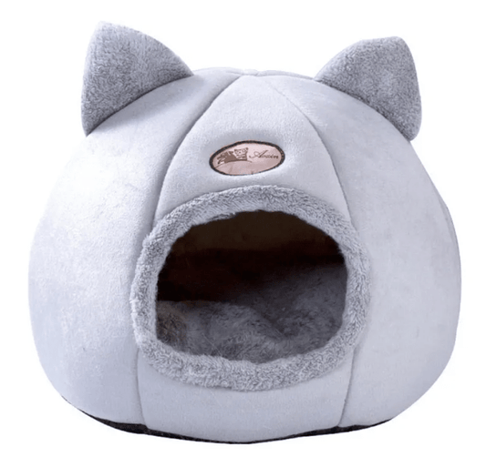 CozyNest Large Winter Cat Sofa Bed – Fully Enclosed Warm Cat House, Plush Insulated Cat Bed, Cozy Pet Sofa for Indoor Cats, Cold - Proof Sleeping Nest for sale - High quality | Mufaal.com