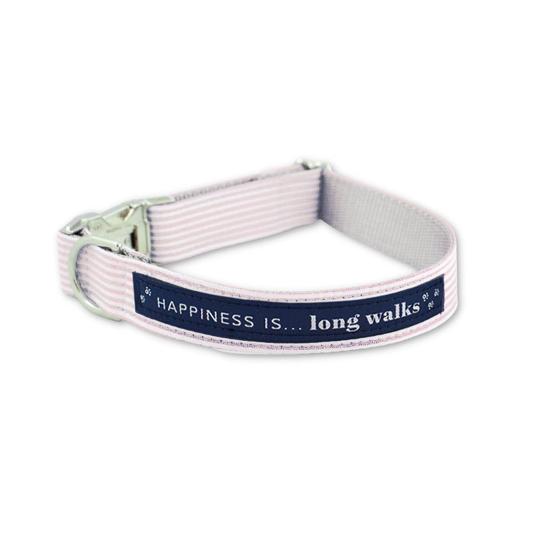 Dog Long Walks Striped Pink Collar for sale - High quality Dog Accessories | Mufaal.com