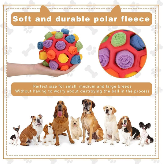 Dog Snuffle Ball Toy – Interactive Treat Puzzle for Mental Stimulation, Anxiety Relief & Energy Release for sale - High quality | Mufaal.com