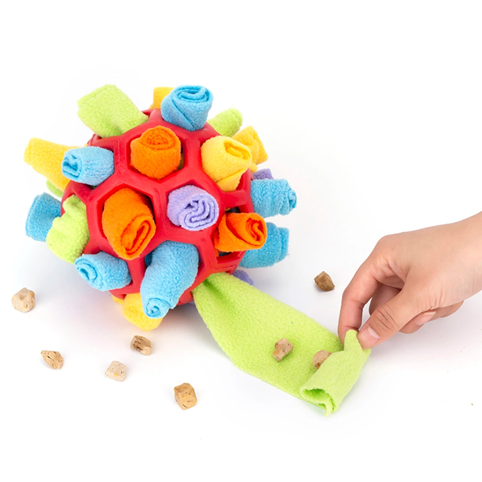 Dog Snuffle Ball Toy – Interactive Treat Puzzle for Mental Stimulation, Anxiety Relief & Energy Release for sale - High quality | Mufaal.com