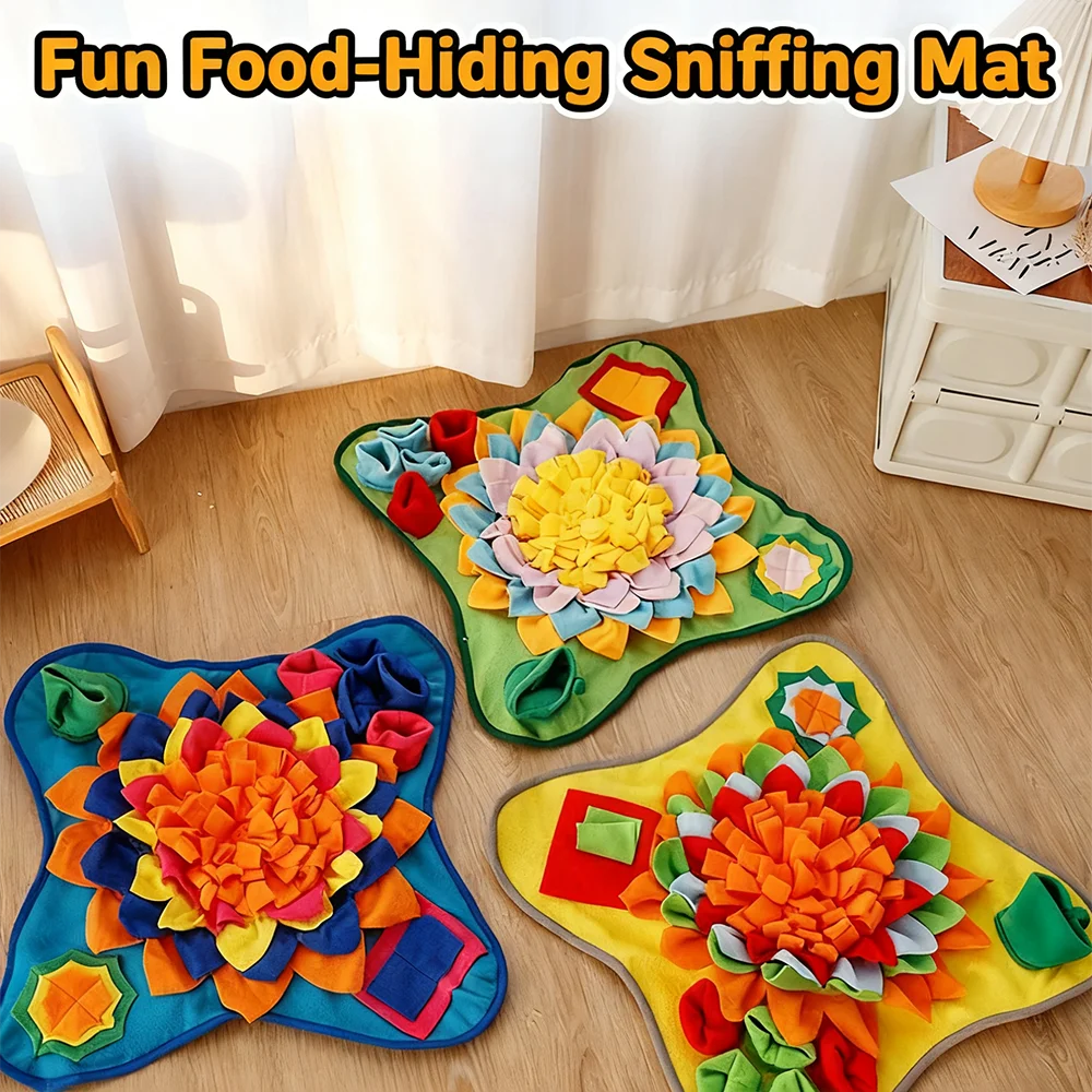 Dog Snuffle Mat – Interactive Feeding Puzzle for Mental Stimulation, Slow Eating & Anxiety Relief for sale - High quality | Mufaal.com