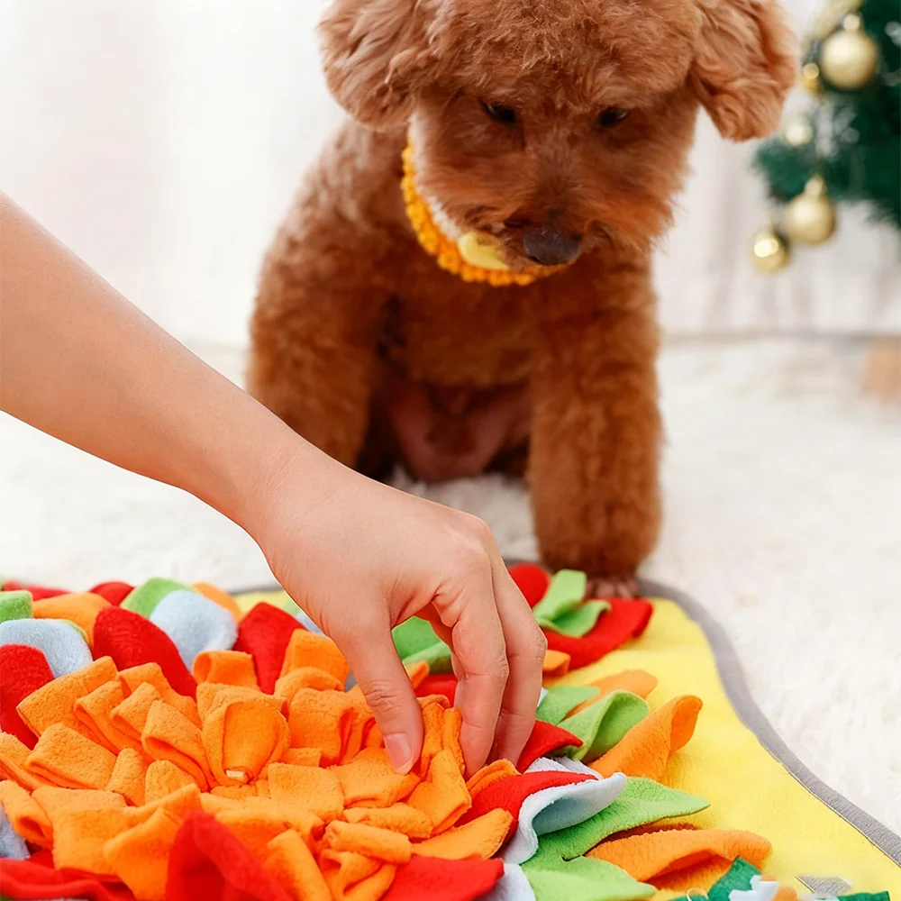 Dog Snuffle Mat – Interactive Feeding Puzzle for Mental Stimulation, Slow Eating & Anxiety Relief for sale - High quality | Mufaal.com