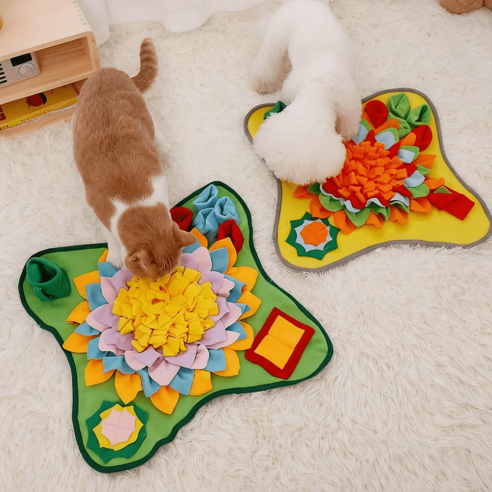 Dog Snuffle Mat – Interactive Feeding Puzzle for Mental Stimulation, Slow Eating & Anxiety Relief for sale - High quality | Mufaal.com