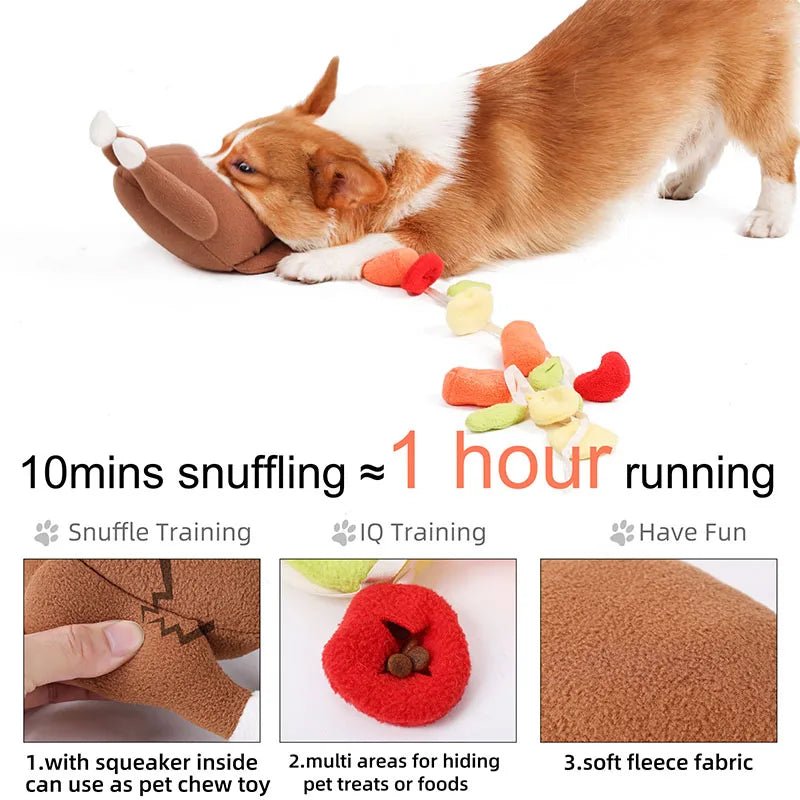 Dog Snuffle Toy – Interactive Treat Puzzle for Mental Stimulation & Anxiety Relief for sale - High quality | Mufaal.com