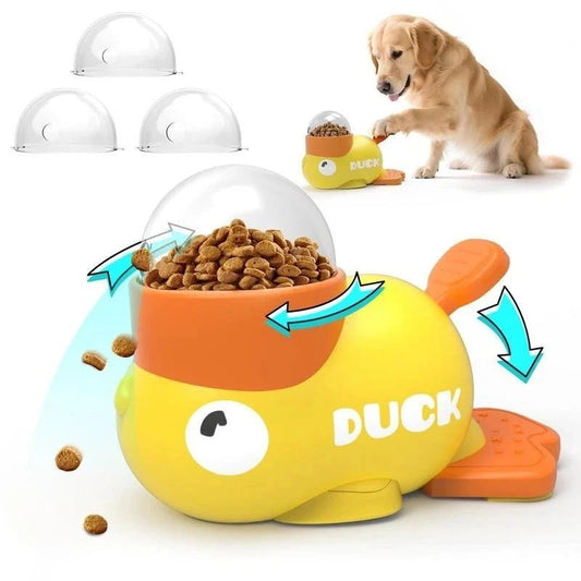 Duck Treat Dispenser Toy for Dogs & Cats – Interactive Puzzle Feeder for Training, Slow Feeding & Mental Stimulation for sale - High quality | Mufaal.com