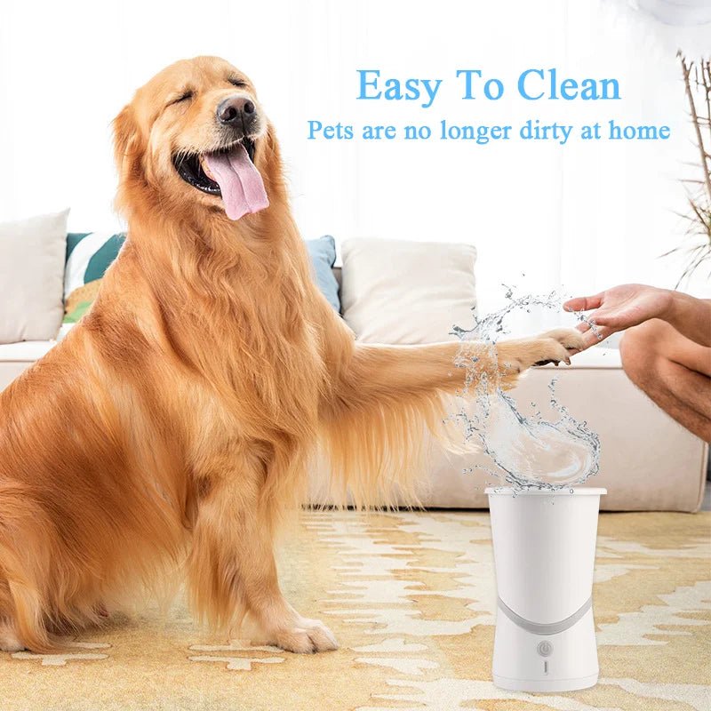 Electric Dog Paw Cleaner – Automatic Pet Paw Washer Cup (USB Rechargeable) for sale - High quality | Mufaal.com