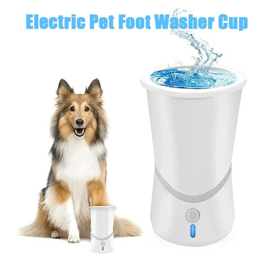 Electric Dog Paw Cleaner – Automatic Pet Paw Washer Cup (USB Rechargeable) for sale - High quality | Mufaal.com