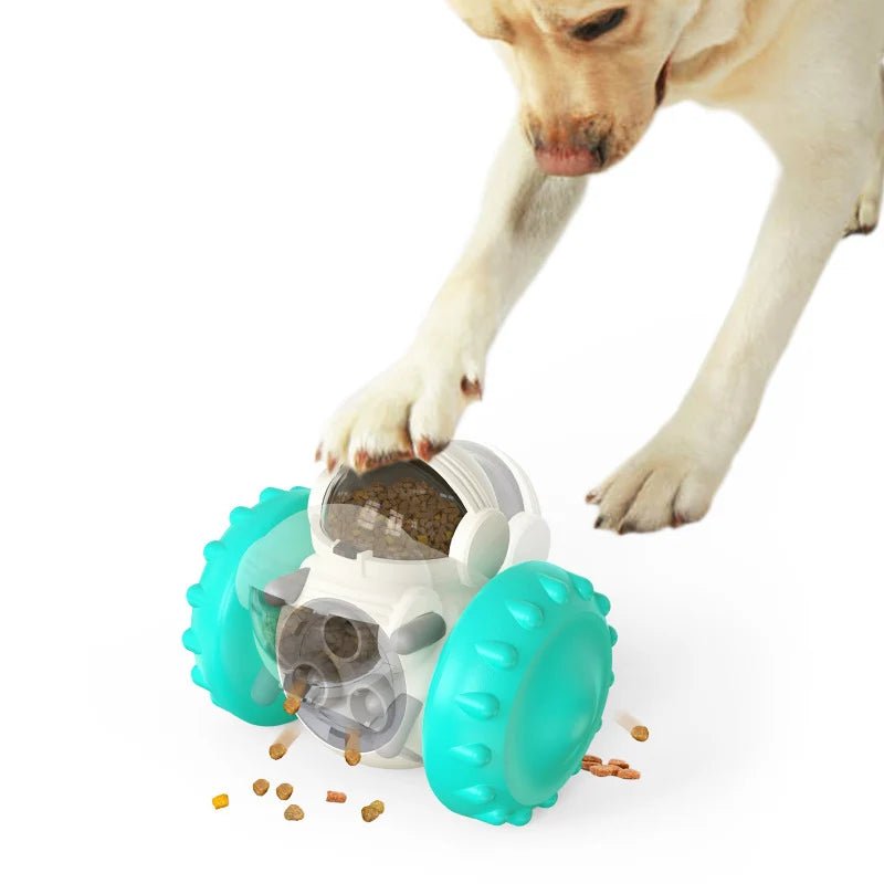 Interactive Dog Puzzle Toy – Treat Dispensing Tumbler Slow Feeder for Dogs & Cats (IQ Training Toy) for sale - High quality | Mufaal.com