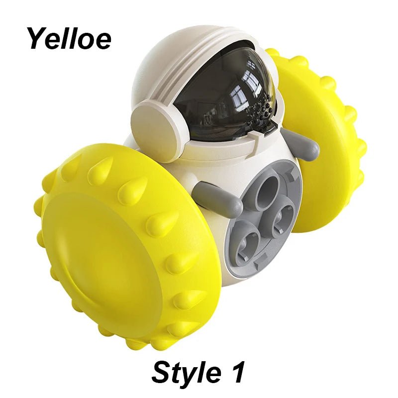 Interactive Dog Puzzle Toy – Treat Dispensing Tumbler Slow Feeder for Dogs & Cats (IQ Training Toy) for sale - High quality | Mufaal.com