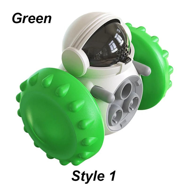 Interactive Dog Puzzle Toy – Treat Dispensing Tumbler Slow Feeder for Dogs & Cats (IQ Training Toy) for sale - High quality | Mufaal.com