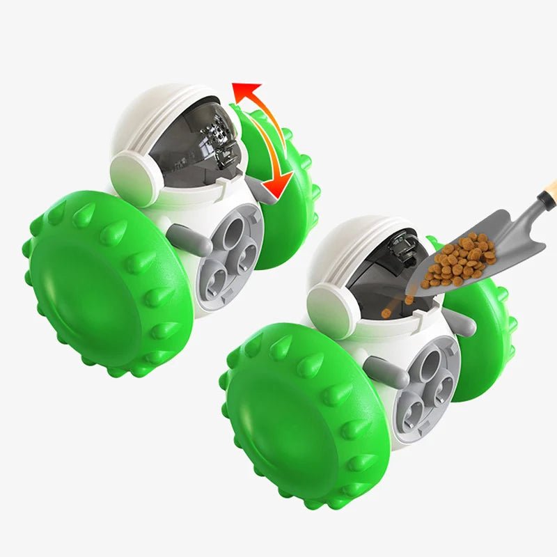 Interactive Dog Puzzle Toy – Treat Dispensing Tumbler Slow Feeder for Dogs & Cats (IQ Training Toy) for sale - High quality | Mufaal.com