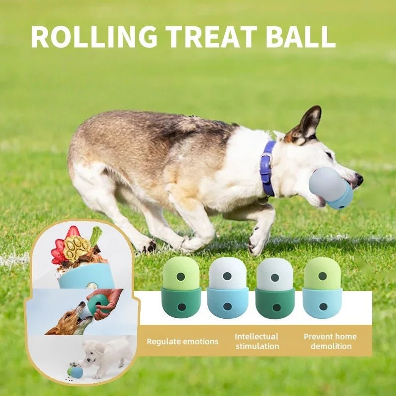 Interactive Dog Treat Ball – Silicone Slow Feeder Toy for Mental Stimulation & Healthy Digestion for sale - High quality | Mufaal.com