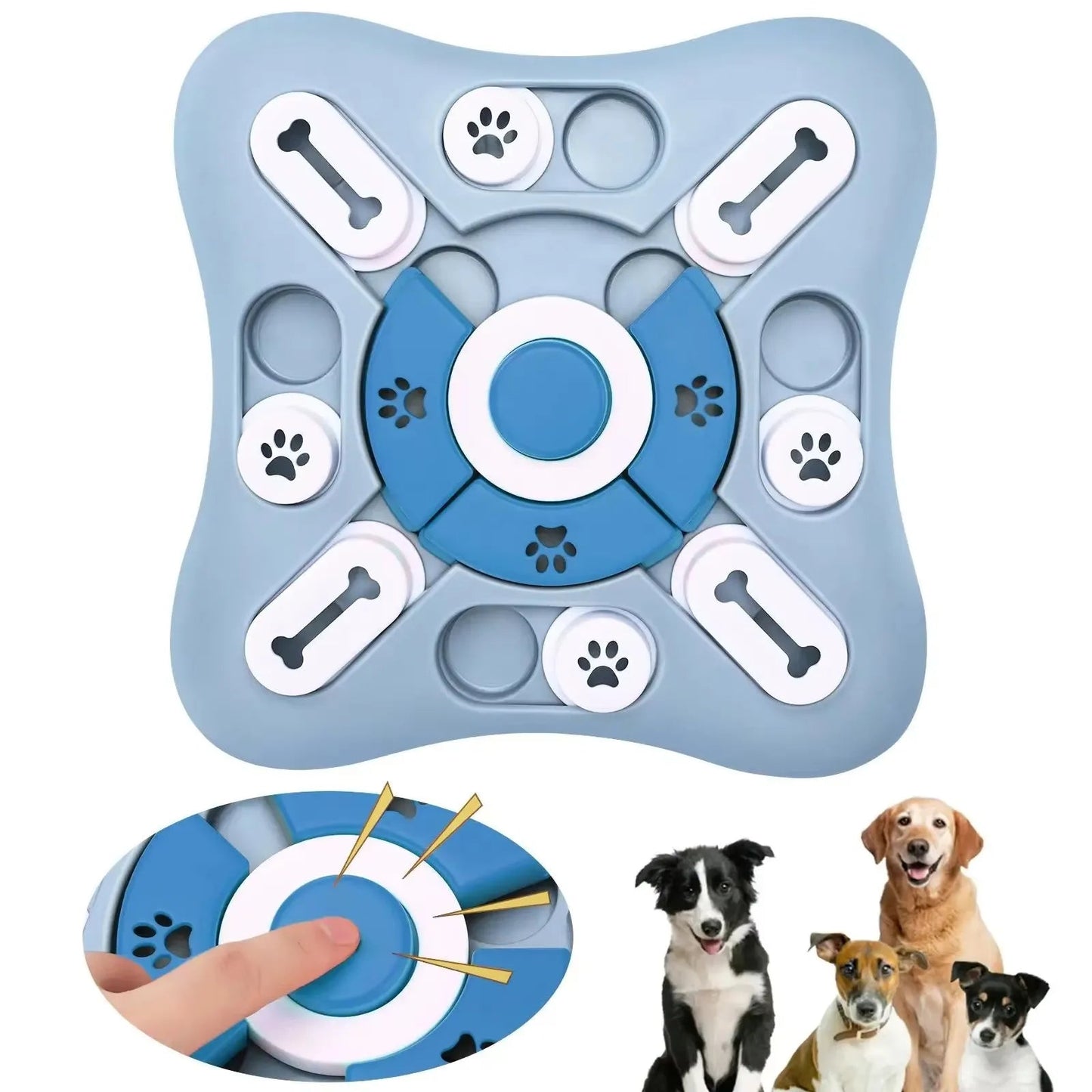 Interactive Dog Treat Dispenser Toy – Adjustable Slow Feeder Ball for Mental Stimulation & Anti - Boredom for sale - High quality | Mufaal.com