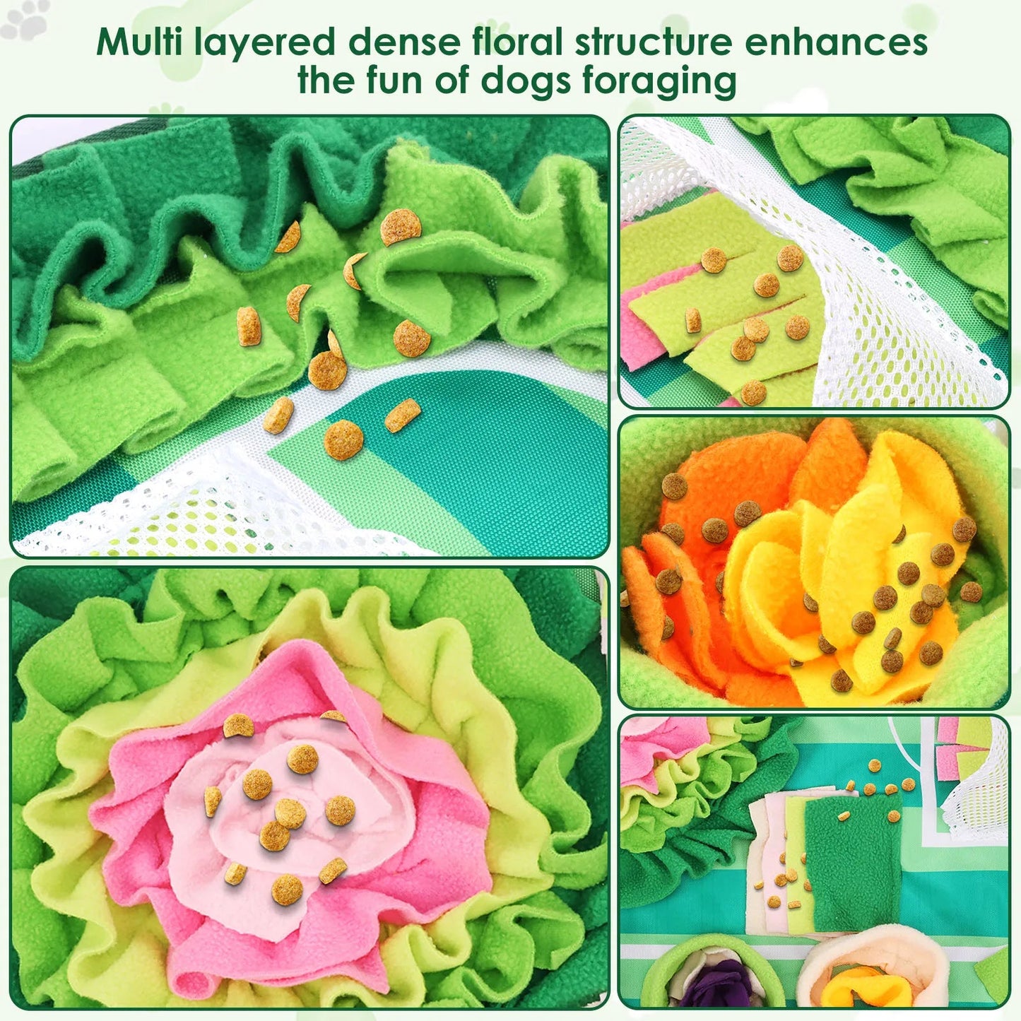 Large Dog Snuffle Mat – Interactive Feeding Puzzle for Mental Stimulation & Slow Eating (77x50cm) for sale - High quality | Mufaal.com