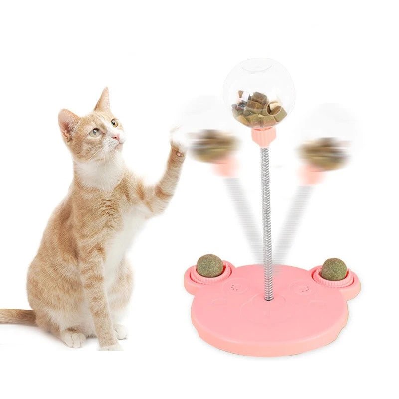 nteractive Cat Toy Feeder – Suction Cup Slow Feeder Ball with Catnip & Treat Dispenser for sale - High quality | Mufaal.com