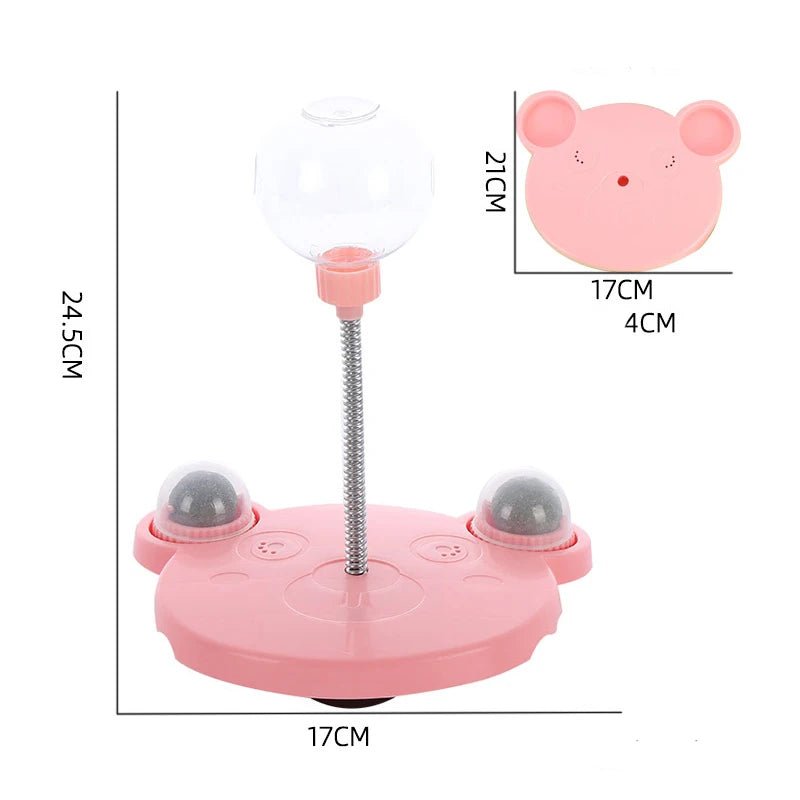 nteractive Cat Toy Feeder – Suction Cup Slow Feeder Ball with Catnip & Treat Dispenser for sale - High quality | Mufaal.com