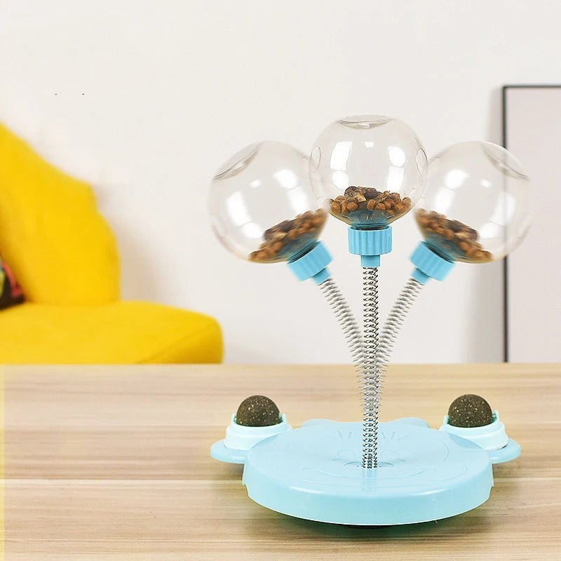 nteractive Cat Toy Feeder – Suction Cup Slow Feeder Ball with Catnip & Treat Dispenser for sale - High quality | Mufaal.com