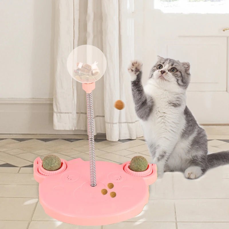 nteractive Cat Toy Feeder – Suction Cup Slow Feeder Ball with Catnip & Treat Dispenser for sale - High quality | Mufaal.com