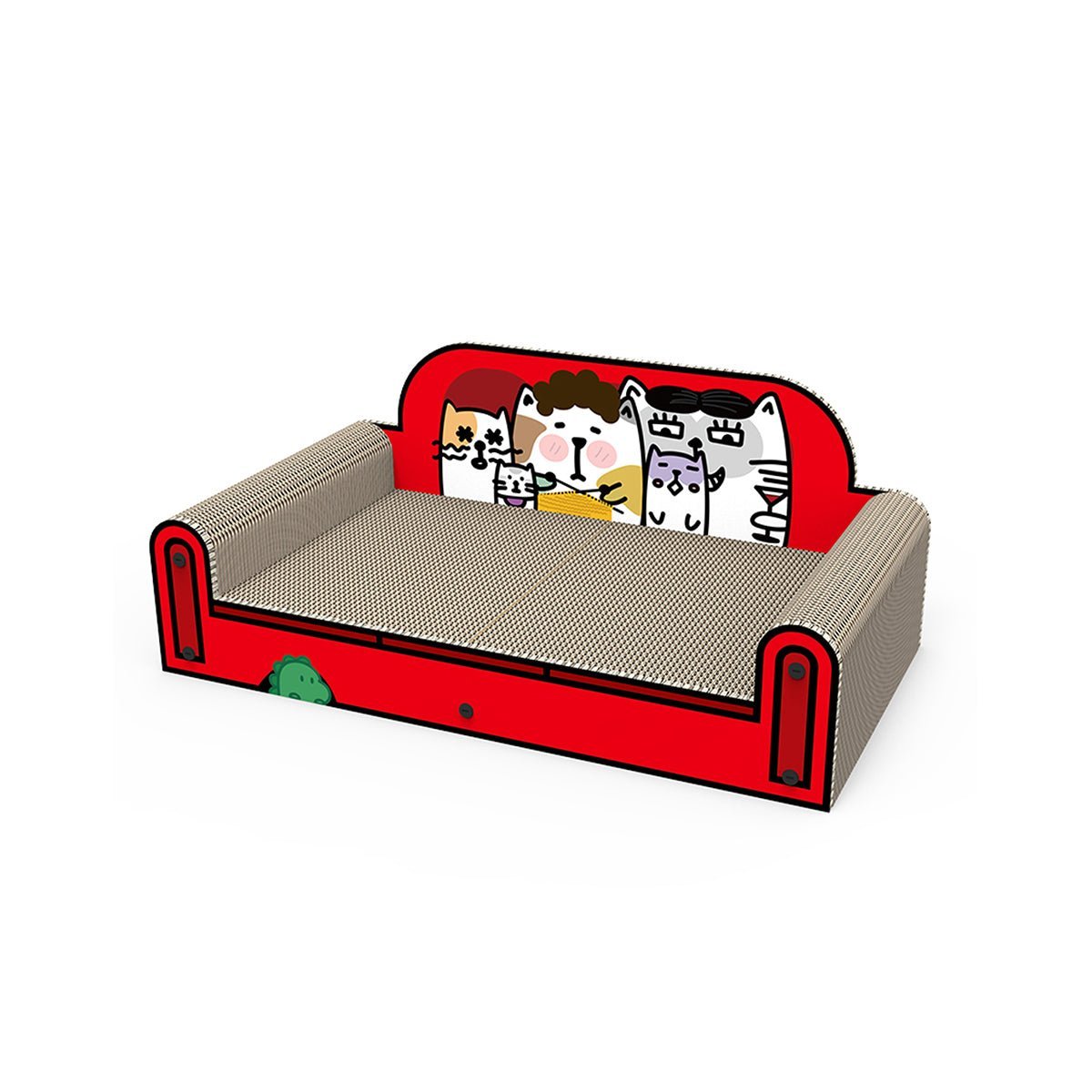 One Family Red Large Sofa Cat Scratching Board for sale - High quality Living | Mufaal.com