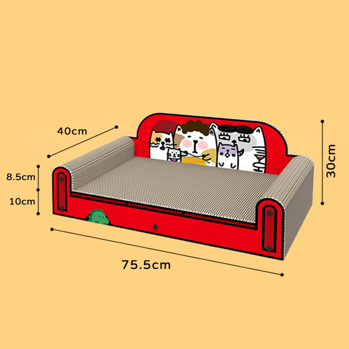One Family Red Large Sofa Cat Scratching Board for sale - High quality Living | Mufaal.com