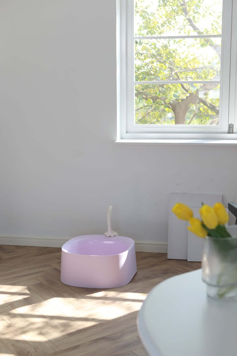 Purring Cat Litter Tray With Scoop for sale - High quality Living | Mufaal.com