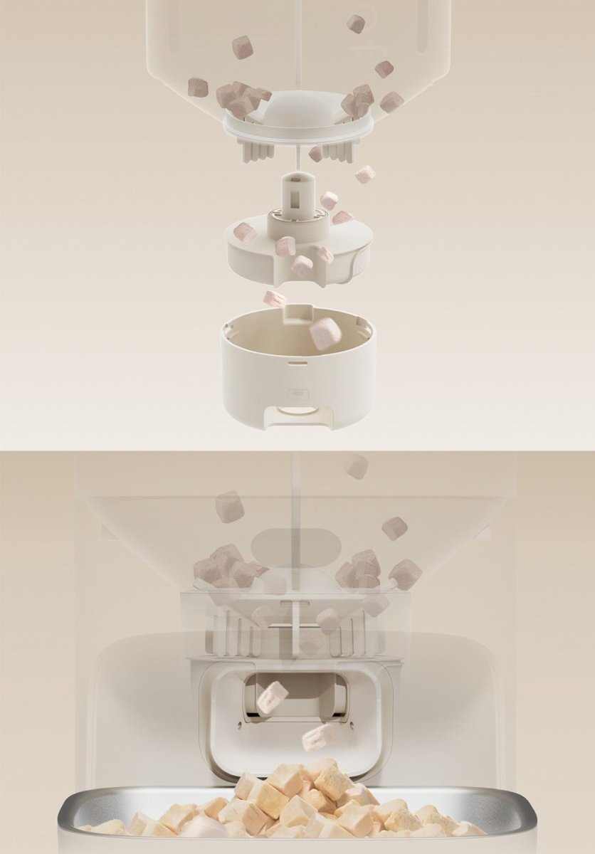 Smart Automatic Pet Feeder with Camera – App - Controlled Food Dispenser with Video, Voice & 5.5L Capacity for sale - High quality Feed | Mufaal.com