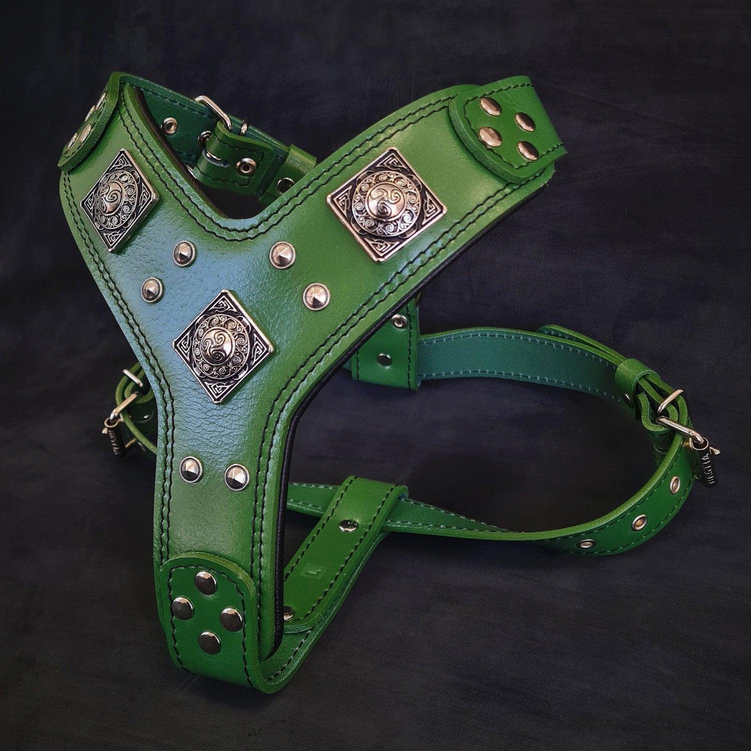 The "Eros" harness GREEN for sale - High quality Harnesses | Mufaal.com